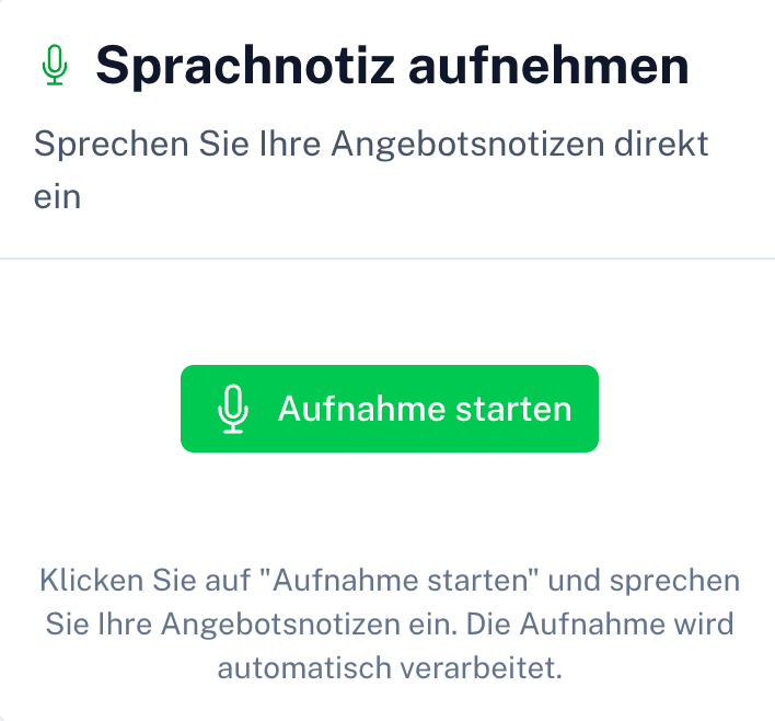 Sprachnotiz aufnehmen